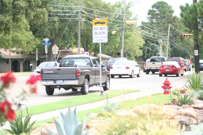 The sign in front of the fire station across the street from Bailey Junior High was changed after Kathleen Stephens, wife of physics teacher John Stephens, fought a ticket she received from the City of Pantego.