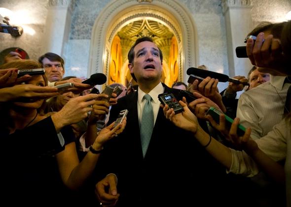 Senator Cruz spoke for 21 hours on Senate floor last Tuesday. 