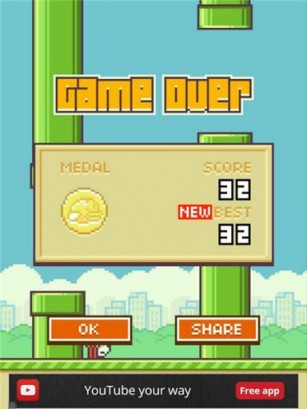 YugaTech plays Flappy Bird, how to get high scores » YugaTech