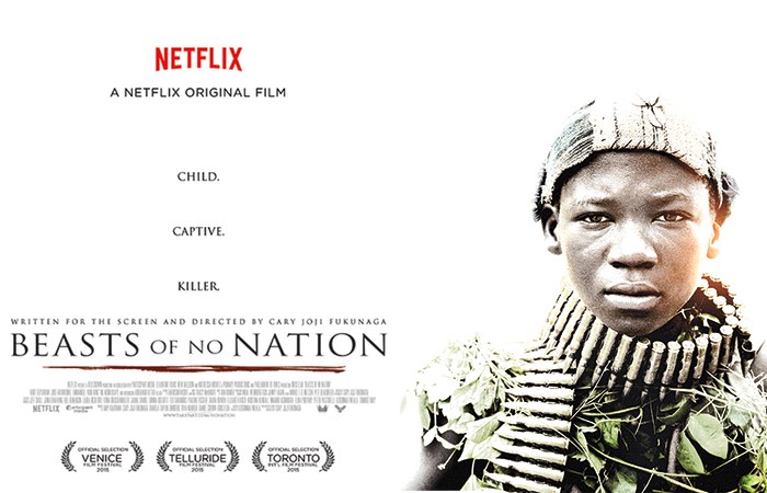 The Netflix original film “Beasts of No Nation” portrays the horrors of a country at war through the eyes of a child.