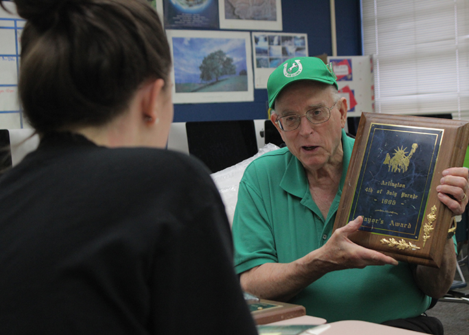 Robert+Miles%2C+class+of+1957%2C+shares+stories+about+his+time+at+AHS+and+how+his+class+still+participates+in+the+school+today+through+the+Alumni+Association.