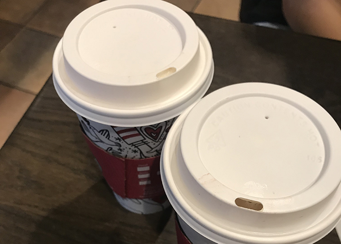 Starbucks released two seasonal drinks just in time for the holidays, the Toasted White Chocolate Mocha and the Chestnut Praline Chai Tea Latte.