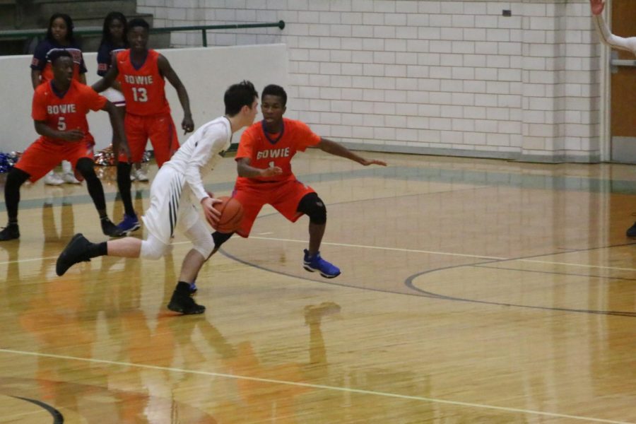 V boys bball vs Bowie_Theron_3