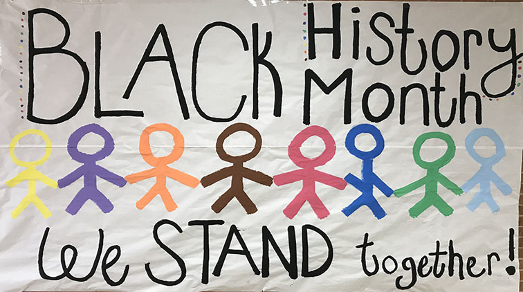 Celebrating black excellence on campus in honor of Black History Month