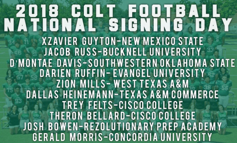 Colts football players commit to colleges, take lessons learned to new fields