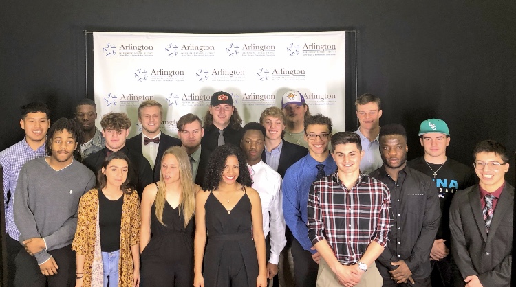 A record breaking 21 athletes from Arlington High signed to play college sports on National Signing Day. This group of 21 athletes from Arlington High was the 6th largest group of signees in the Dallas-Fort Worth Metroplex, breaking the school’s record.